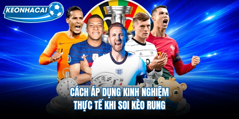 Cách áp dụng kinh nghiệm thực tế khi soi kèo rung 